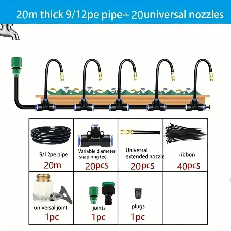 5-20M Universal Automatic Irrigation Sprinkler Kit