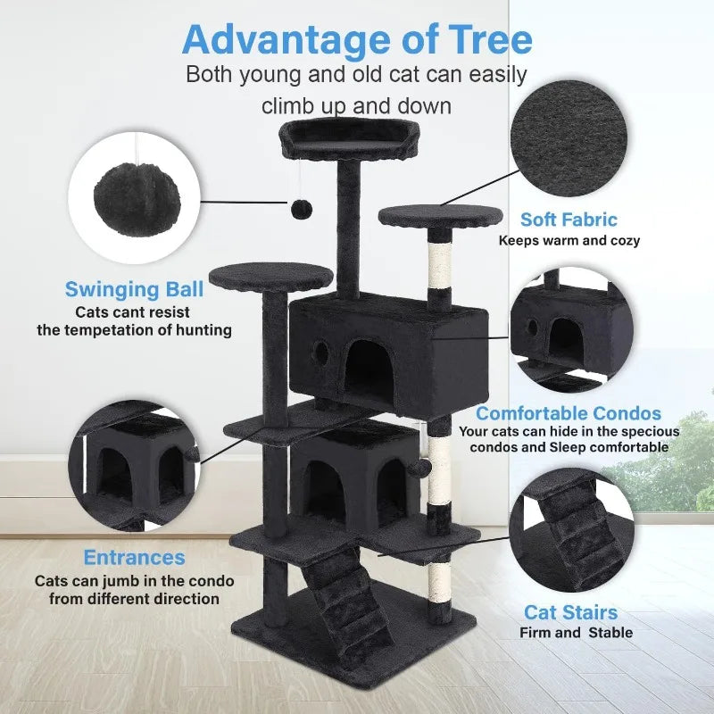 Tree 54in Tower Multi-Level