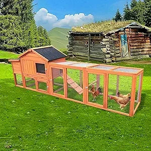 115" Wooden Chicken Coop