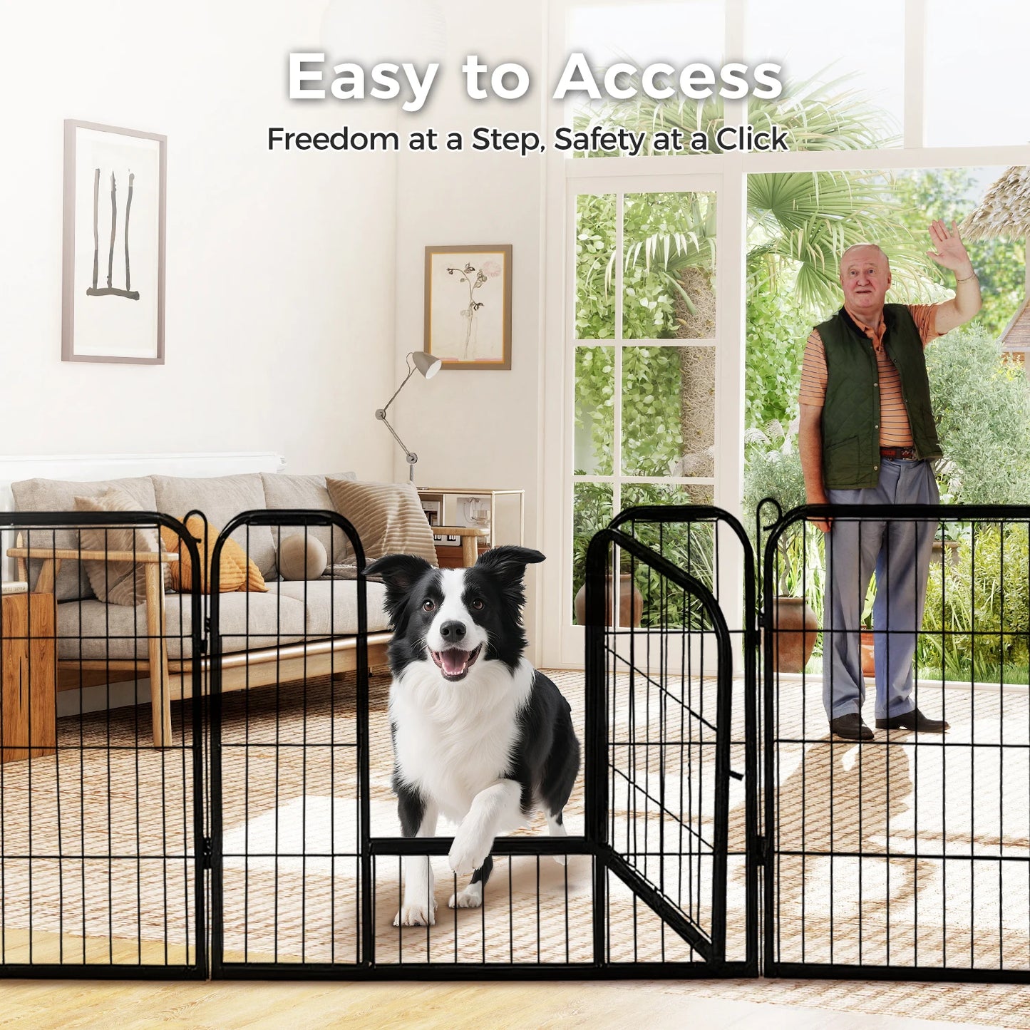 Dog Playpen with Door