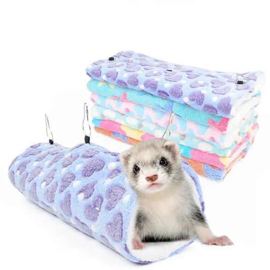Hamster Tunnel Hammock Warm Sugar Glider Bed