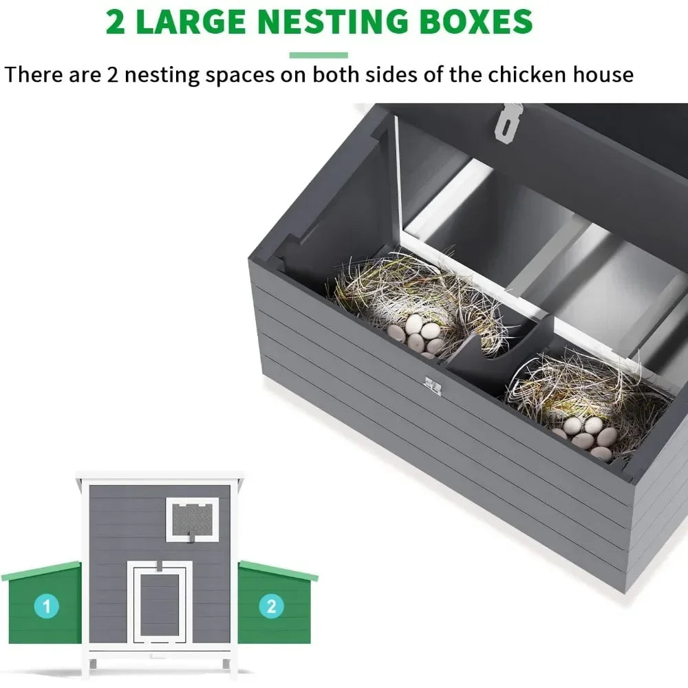 59" Large Chicken Coop