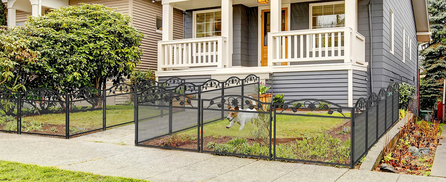 Set of 5 Dog Fence Panels