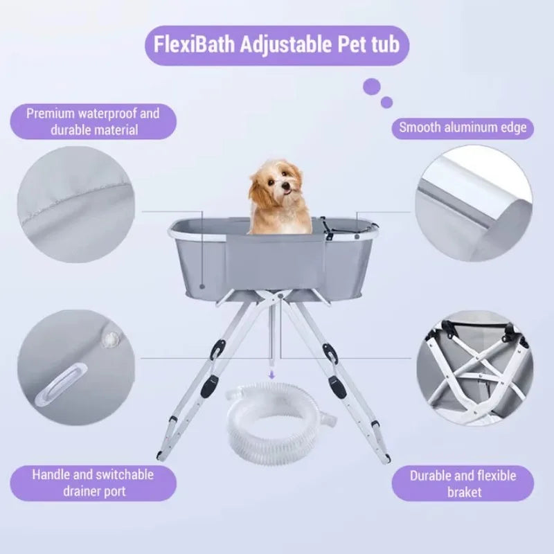 Elevated Dog Bath Tubs for Bath Shower Grooming