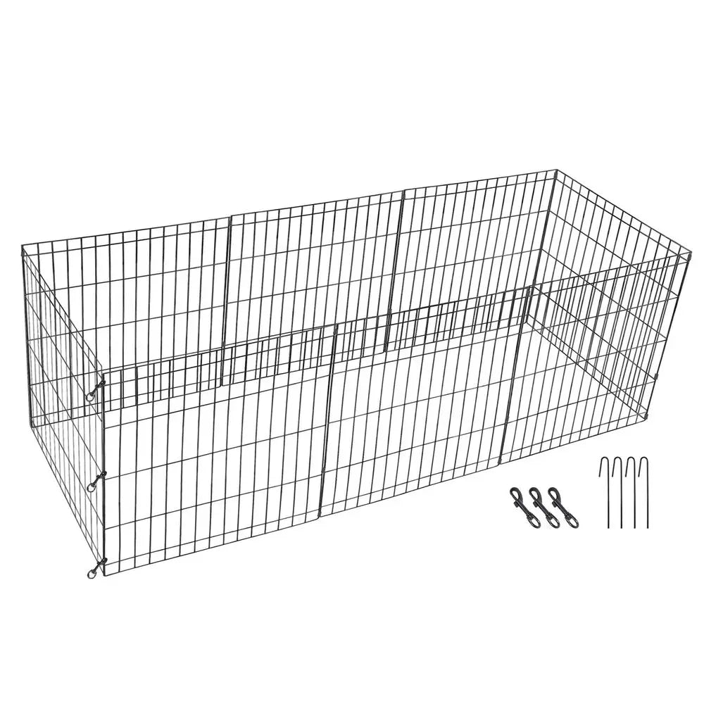 24" Tall 8 Panels Metal Dog Playpen