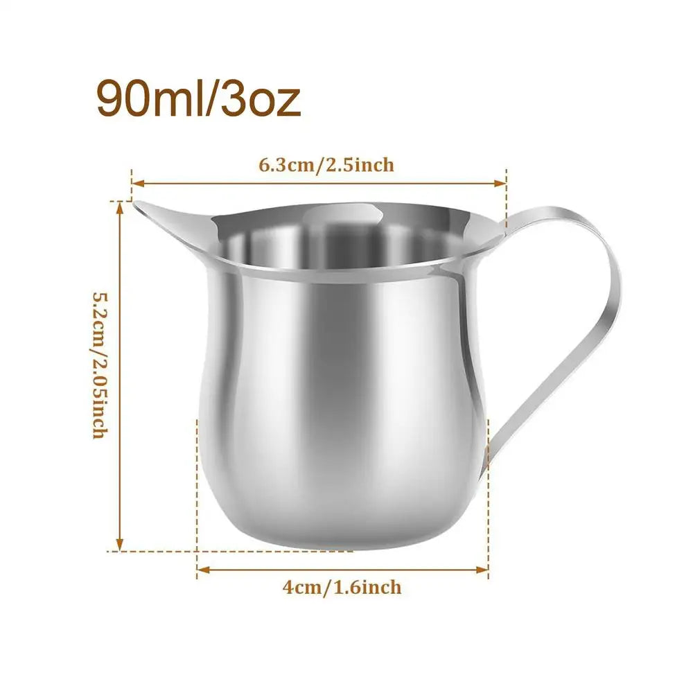 Stainless Steel Small Bell-Shaped Milk Frothing Pitcher