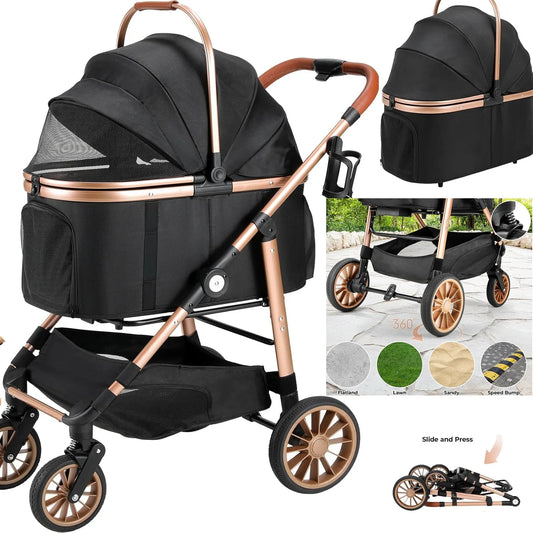 Dog Buggy Stroller Box