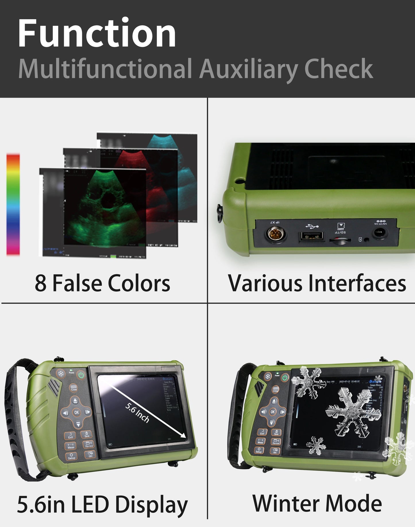 Portable Veterinary Ultrasound Scanner for Pregnancy