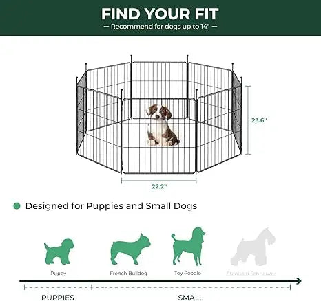 MiniPaws Unleashed Dog Playpen for Yard & RV Camping