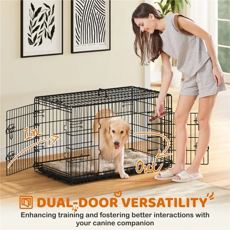 Alden Design Dog Crate