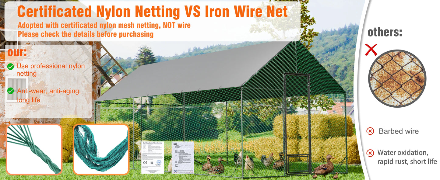 Heavy Duty Upgrade Outdoor Chicken Coop