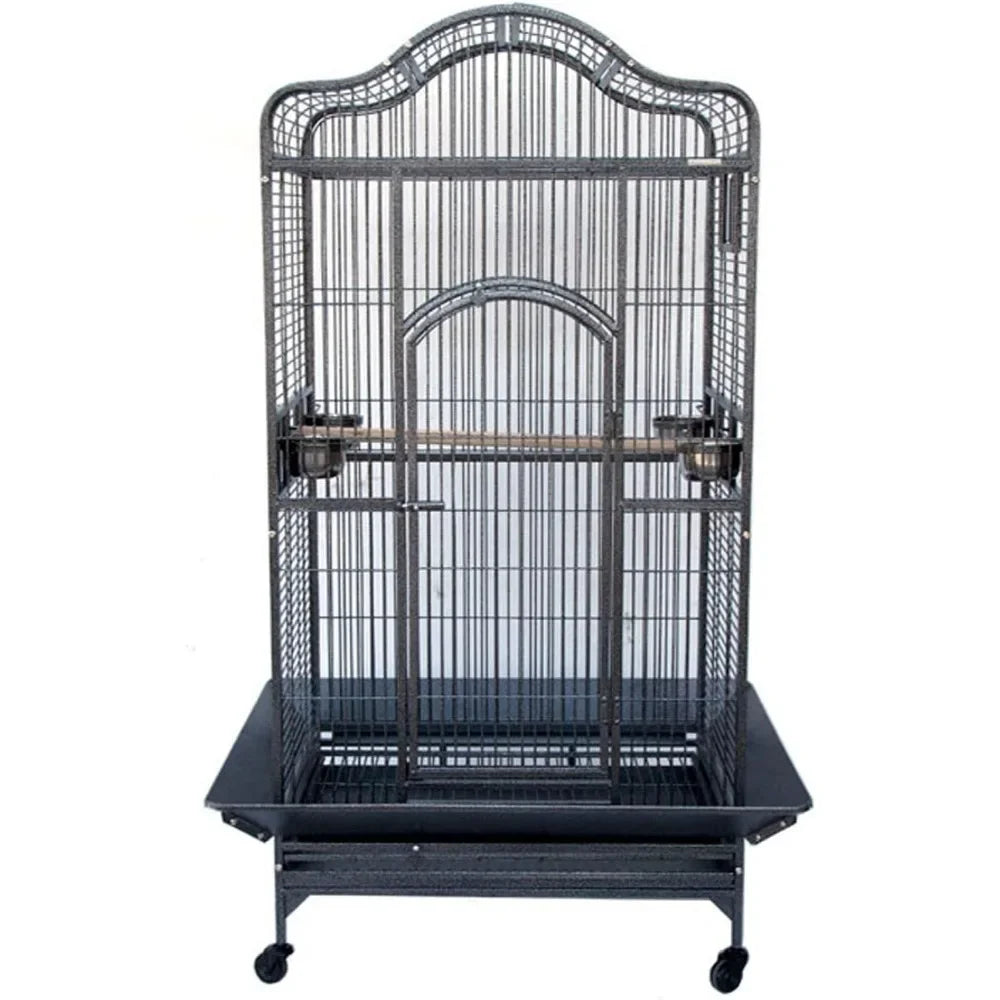 Extra Large Wrought Iron Open/Close Play Top Bird Parrot Cage