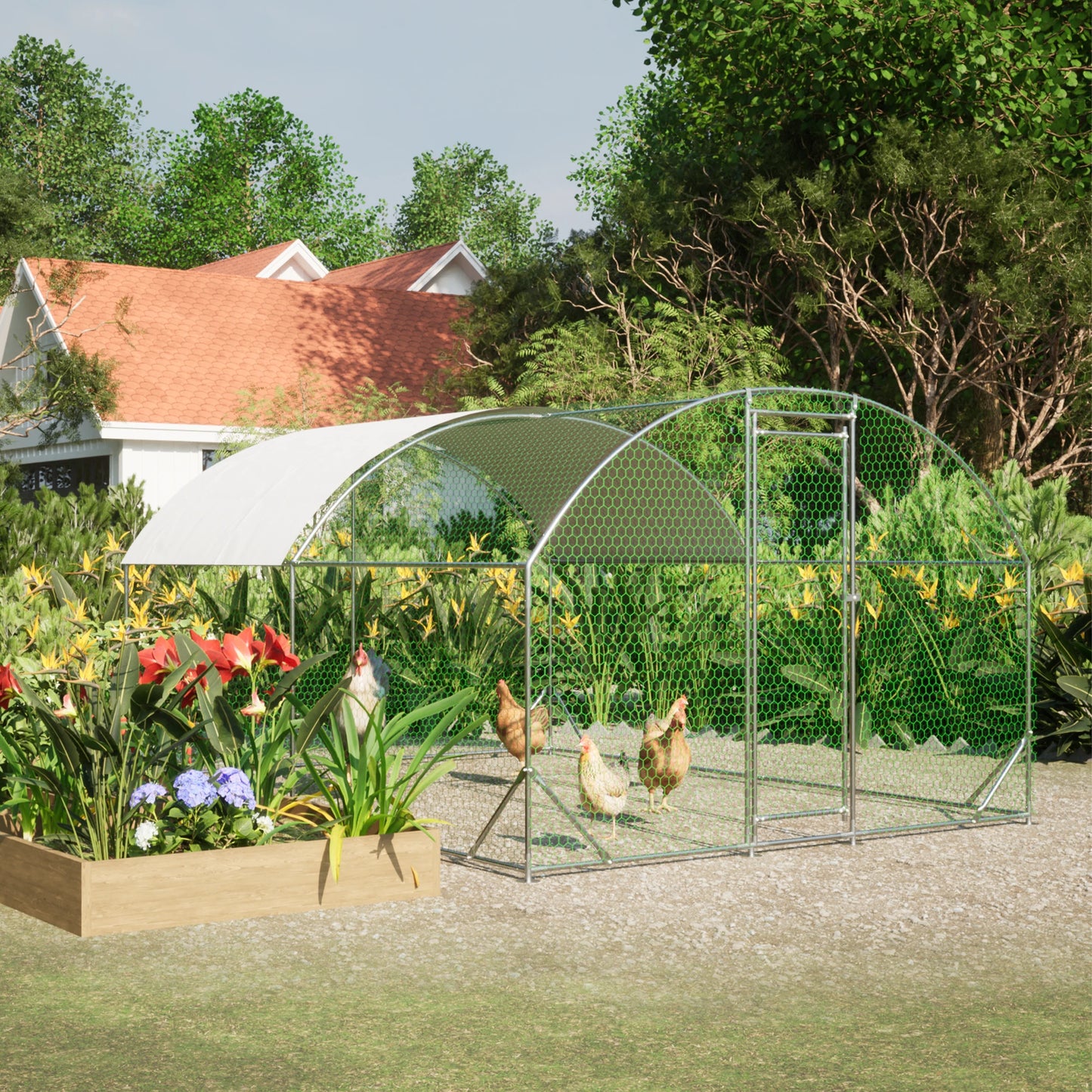LZBEITEM Large Chicken Coop