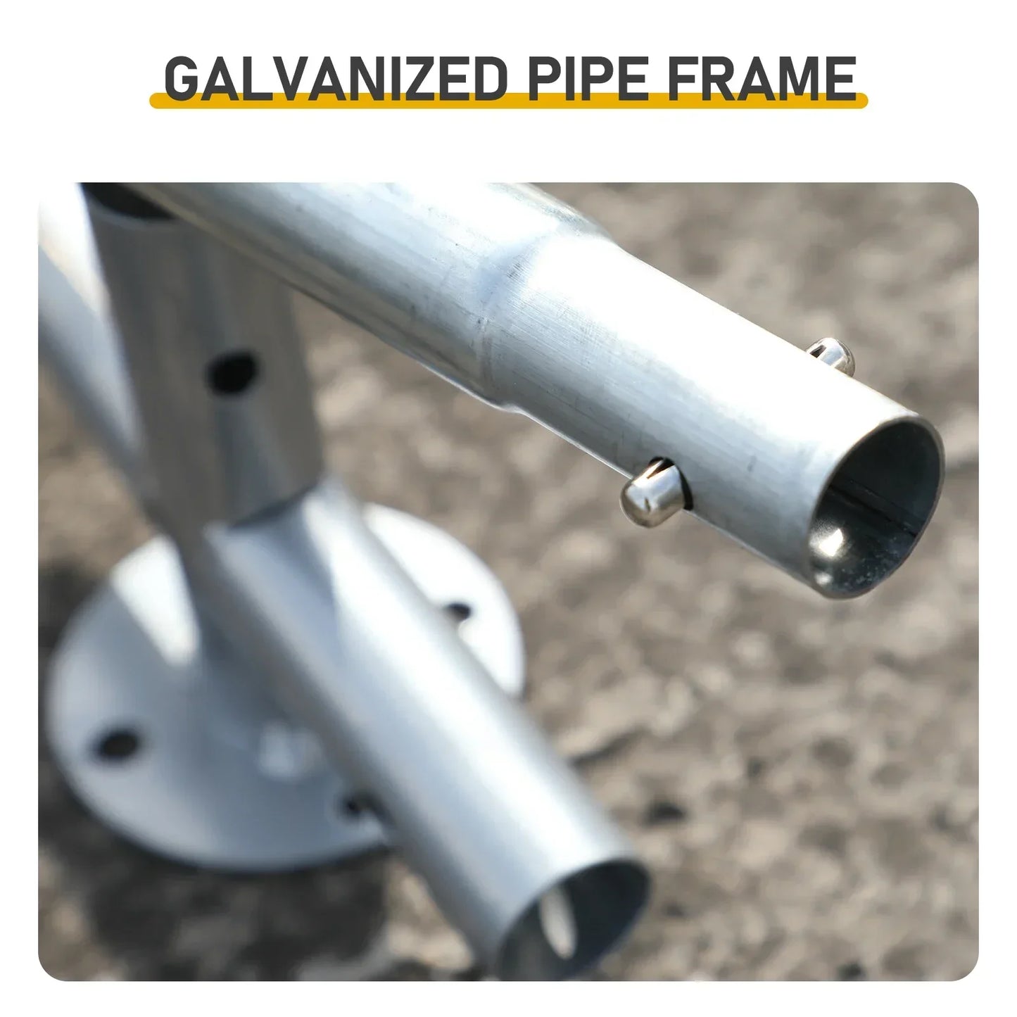 Large Metal Chicken Coop