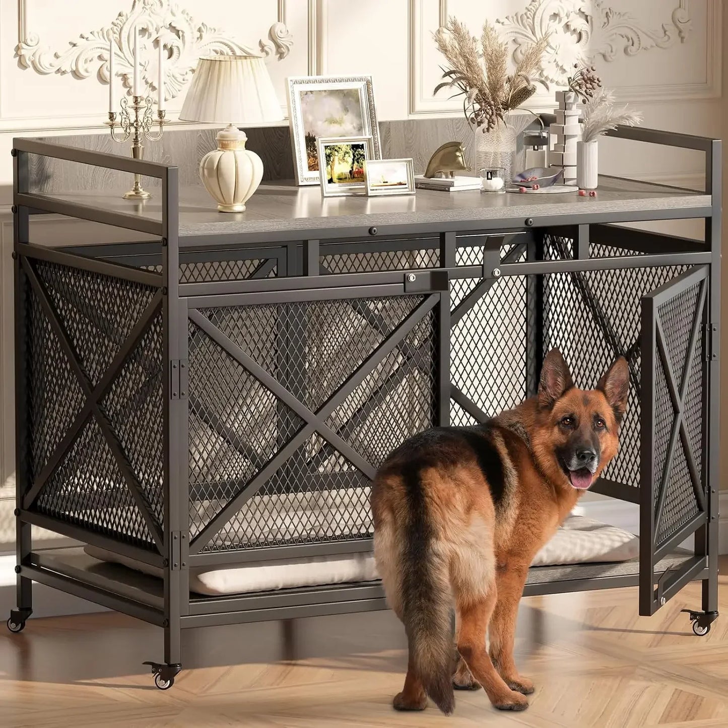 Large Dog Crate Furniture