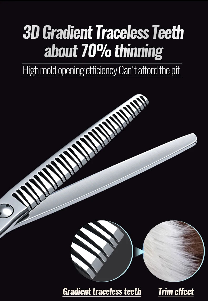 Fenice 7.0 Inch VG10 Steel 3D Gradient Traceless Teeth