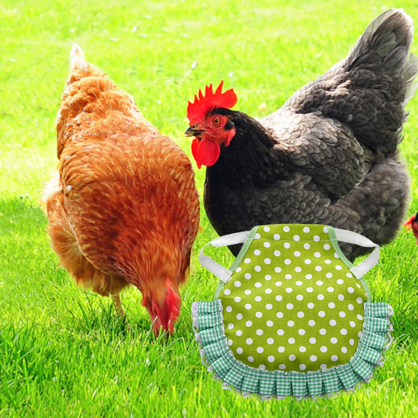 1pcs Farm Hen Feather Retainer Chicken Saddle Strap Apron