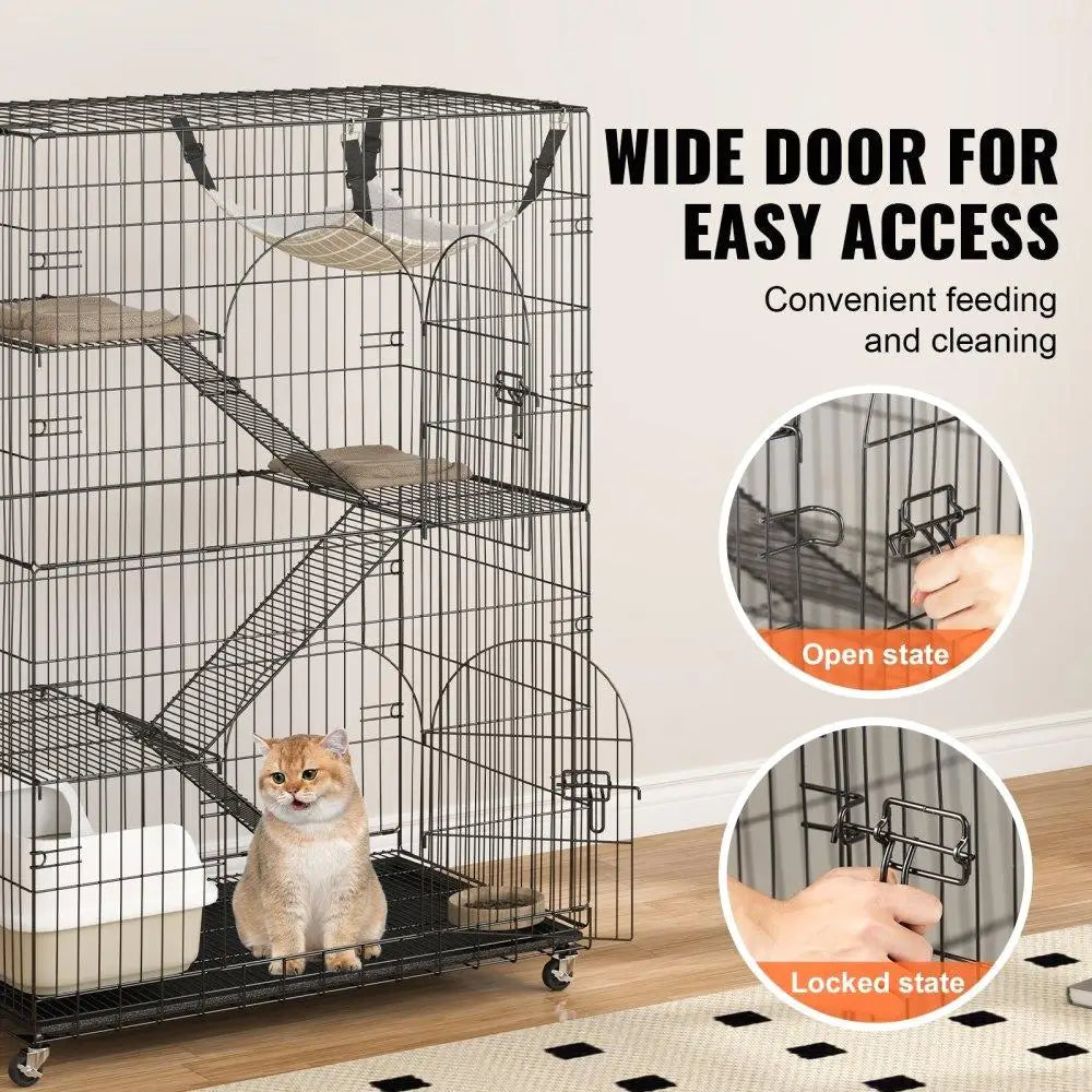 4 Tier Cat Cage Indoor