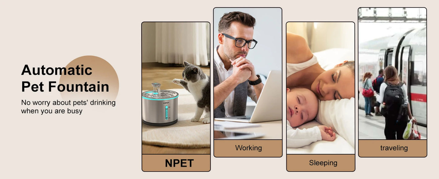 NPET Cat Water Fountain