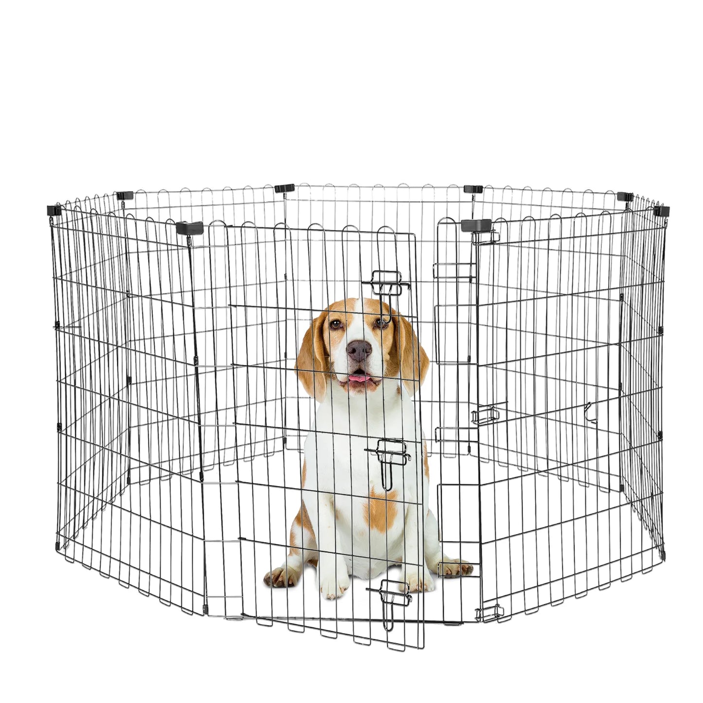 Foldable Metal Dog Playpen for Indoor/Outdoor
