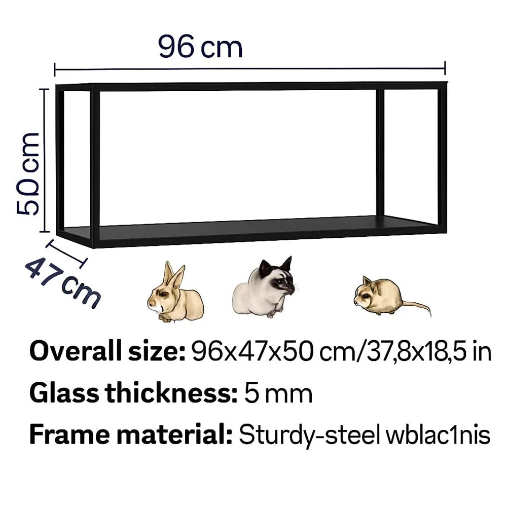 Large Plastic Metal Mouse Cage with Wheels