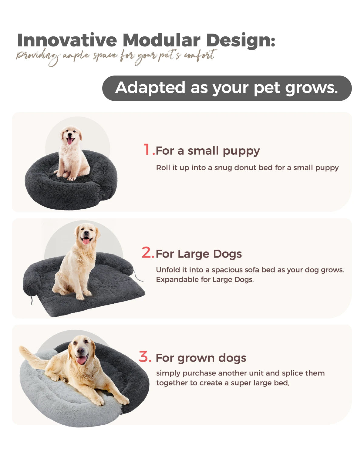 Pet Dog Bed Couch Sofa for Large Dogs