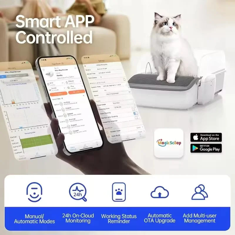 Automatic Smart Cat Litter Box