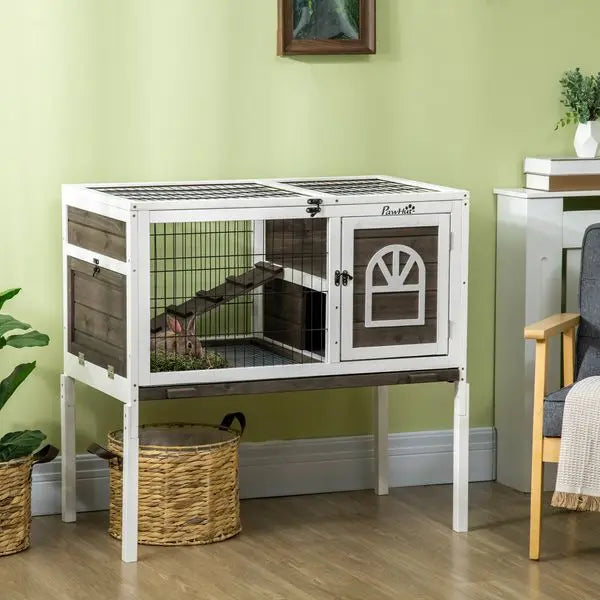 PawHut Indoor Rabbit Hutch
