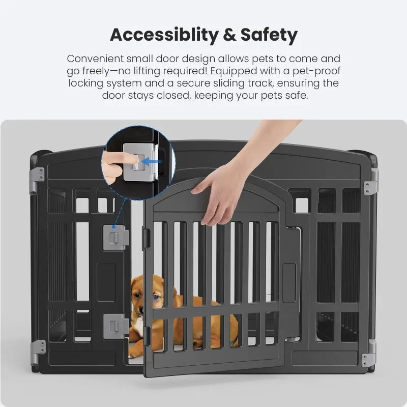 CONCETTA Plastic Dog Playpen