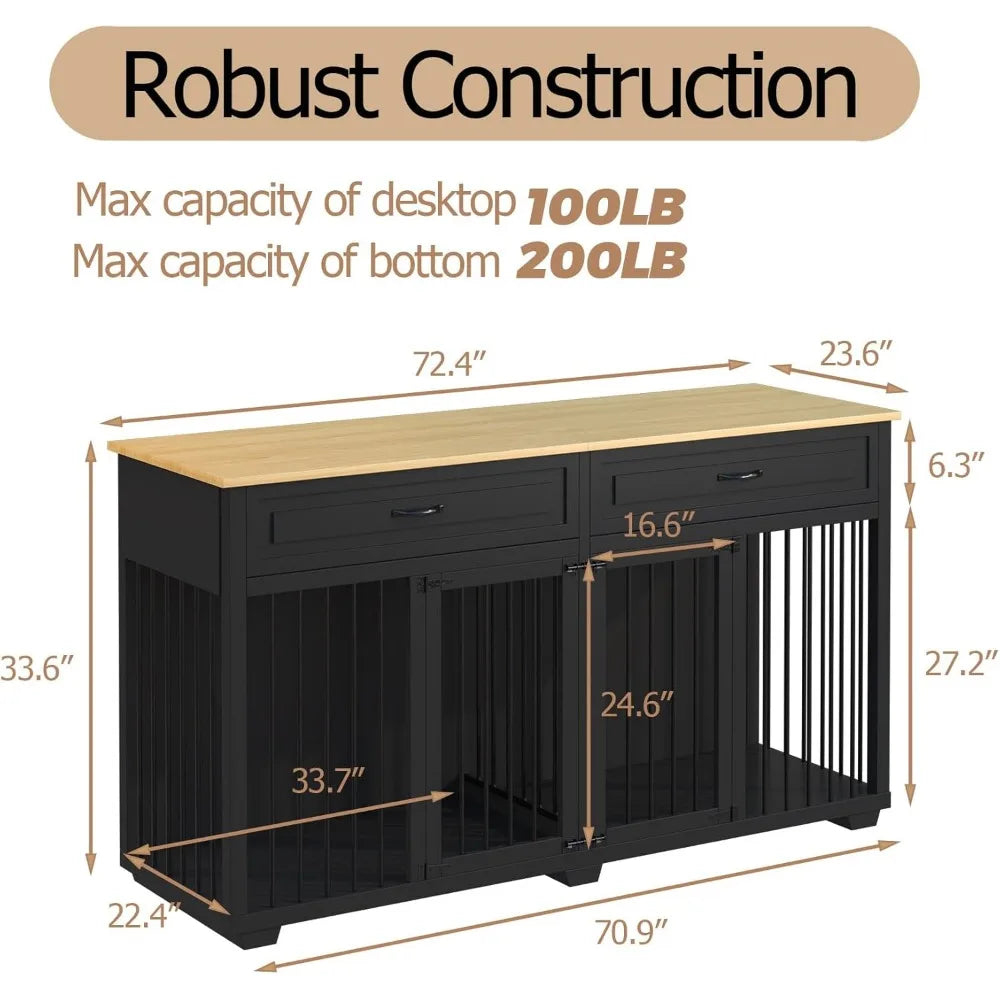 Large Dog Crate Furniture