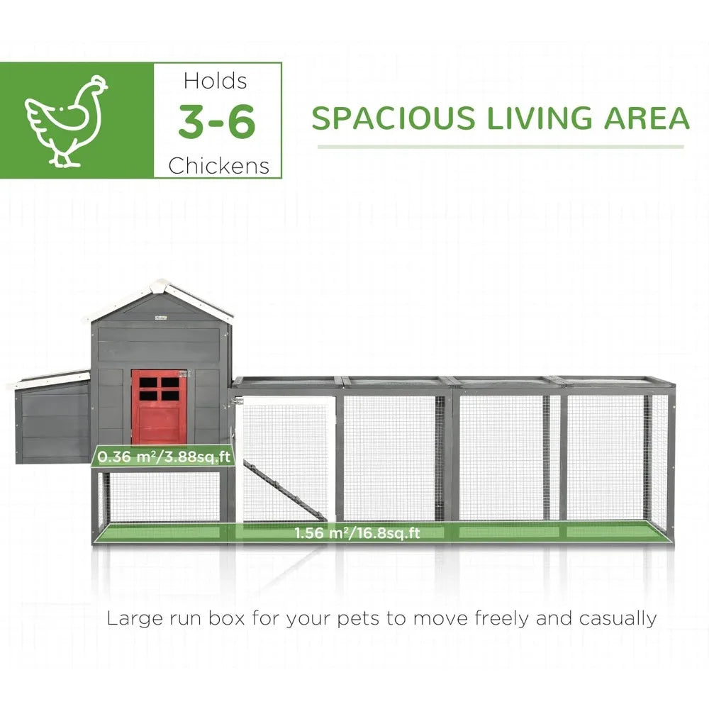 118" Extra Large Chicken Coop