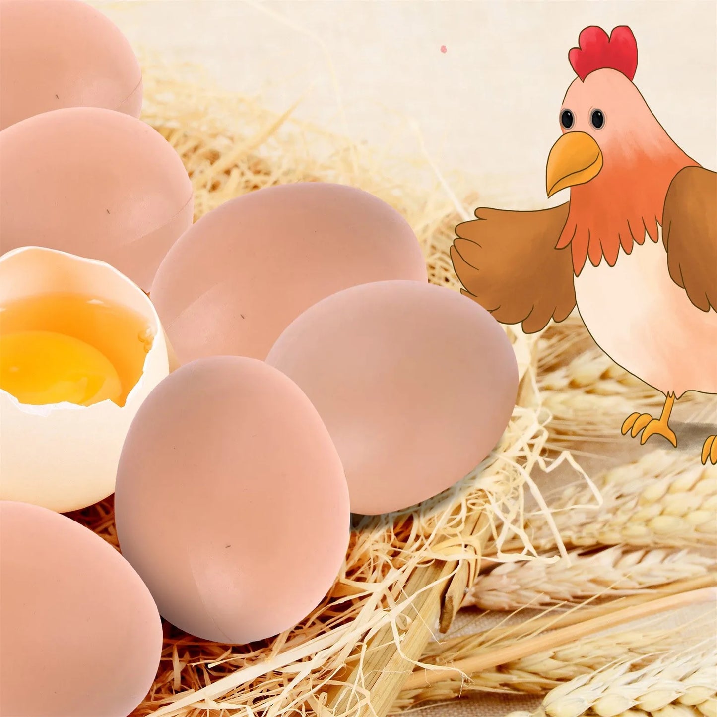 6/12pcs Hatching Egg Easter