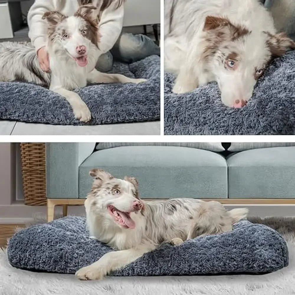 Deluxe Rose Plush Pet Bed