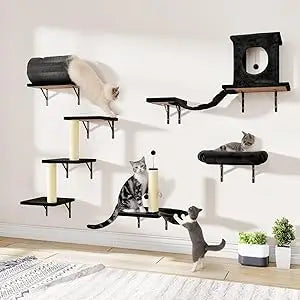 7-in-1 Wall Mounted Cat Climber Set
