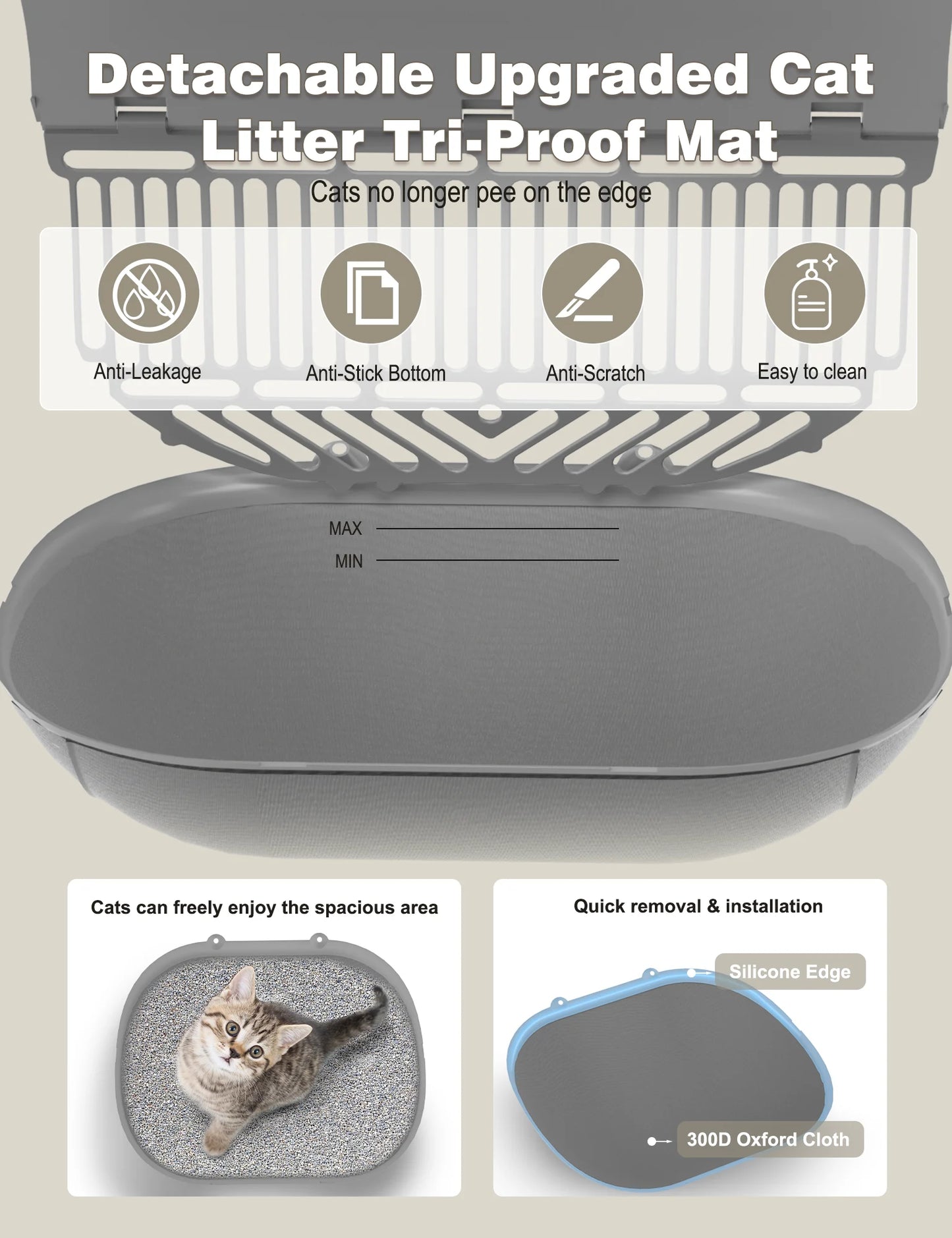 OMCPET Automatic Smart Cat Litter Box