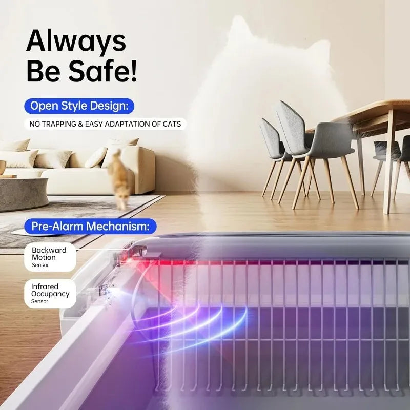 Automatic Self-Cleaning Cat Litter Box