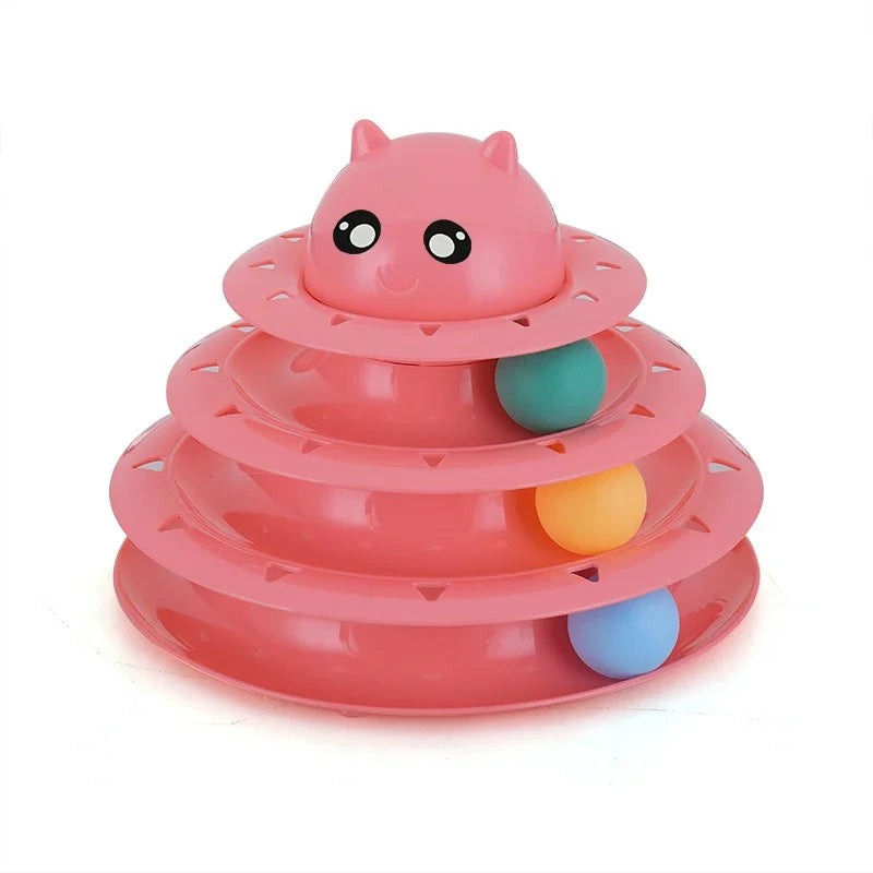 Interactive Cat Toy Tower