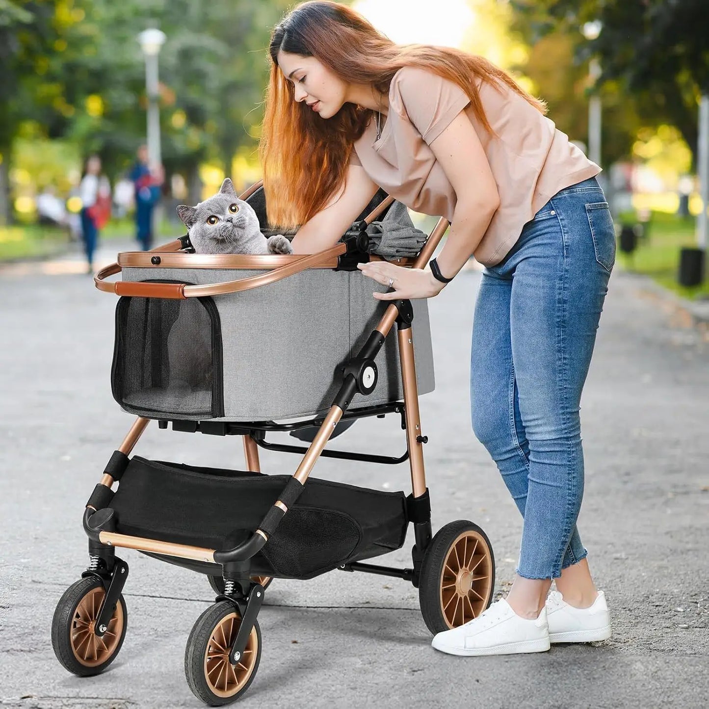 Dog Buggy Stroller Box
