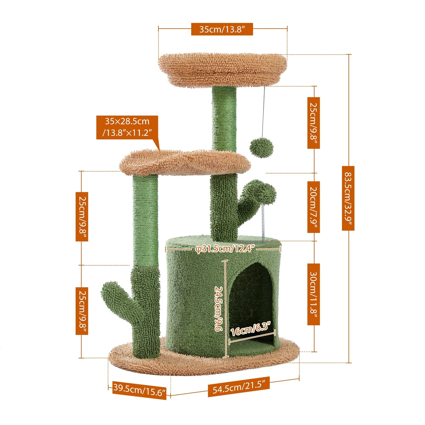 Pet Cat Tree House Condo