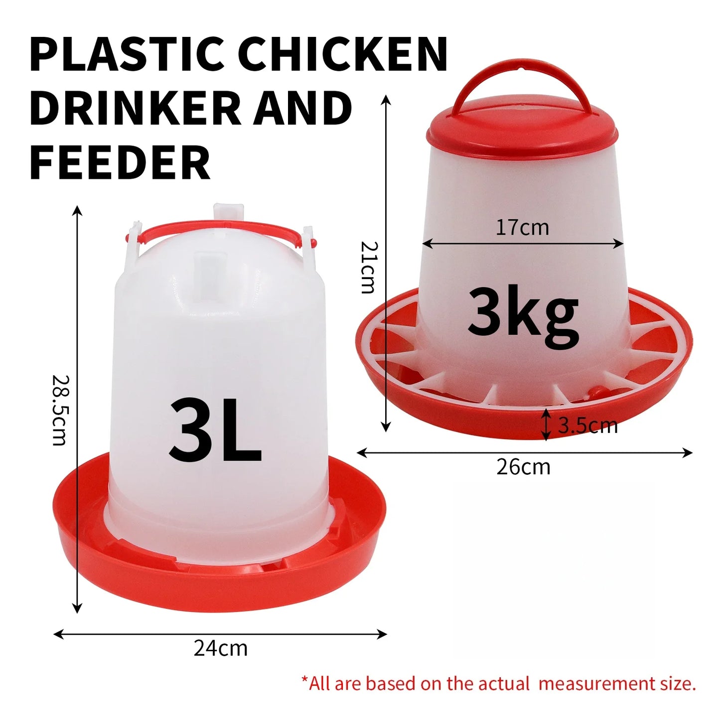 Chicken Poultry Feeder And Waterer Kit