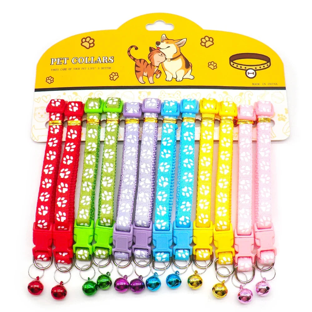 12Pcs Wholesale Mix Color Anti-Lost Dog Collars