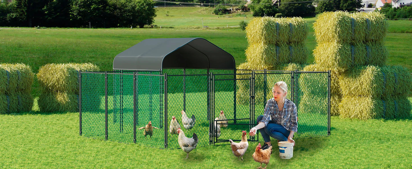 Heavy Duty XXL Chicken Run Coop Cage