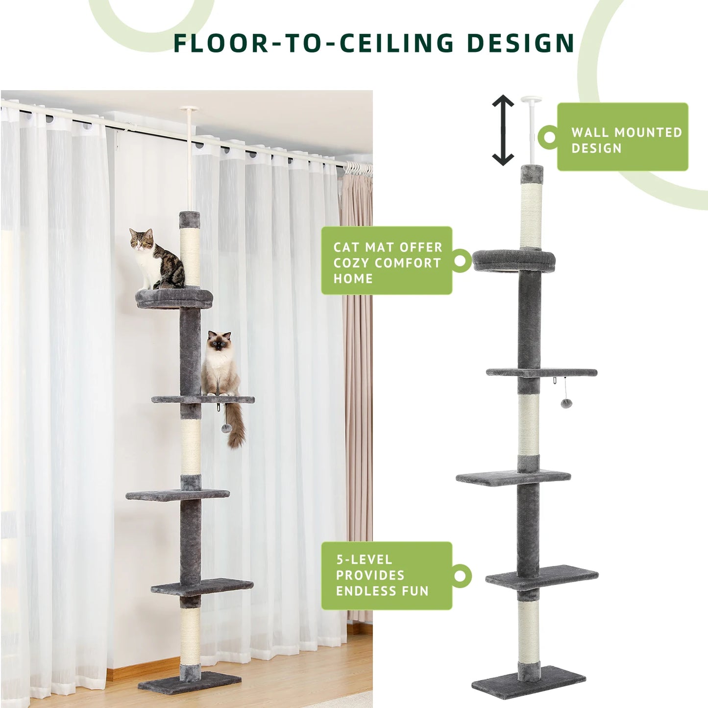 Cat Tree Condo Scratching Post