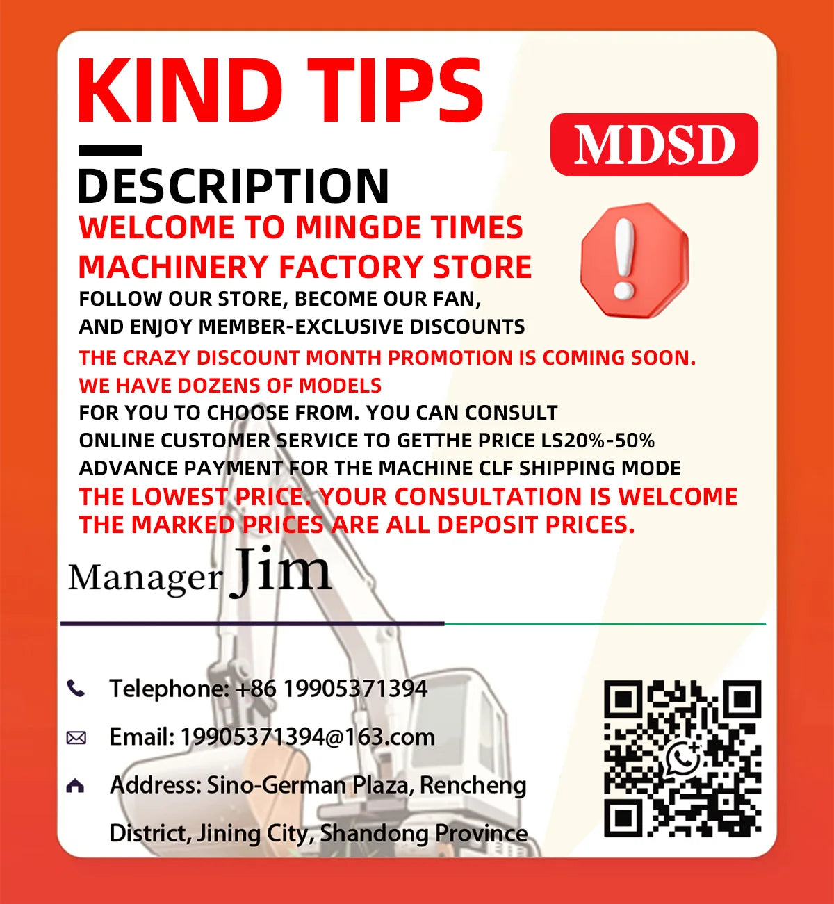 Mini Excavator With Multiple Accessories Available