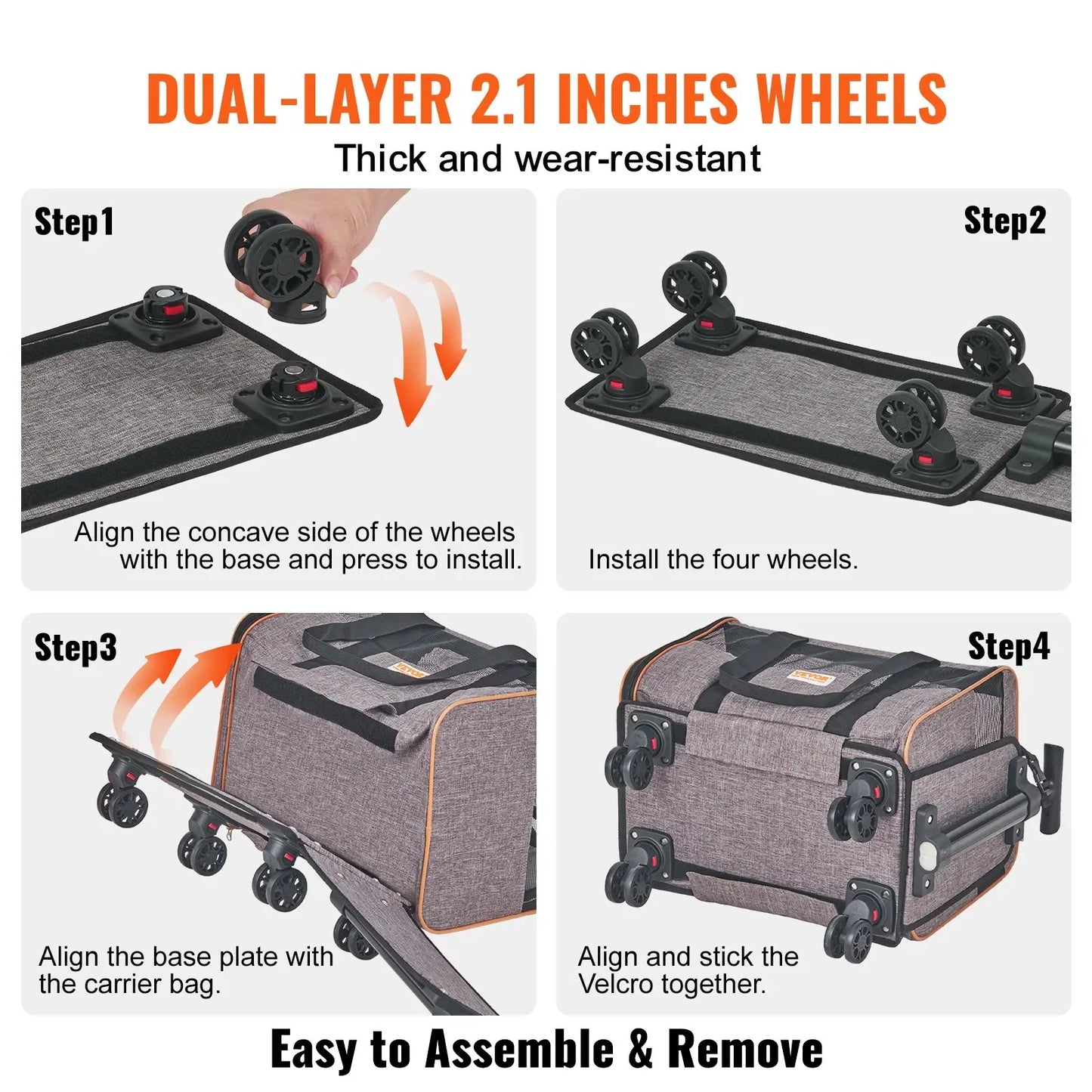 Cat Carrier with Wheels