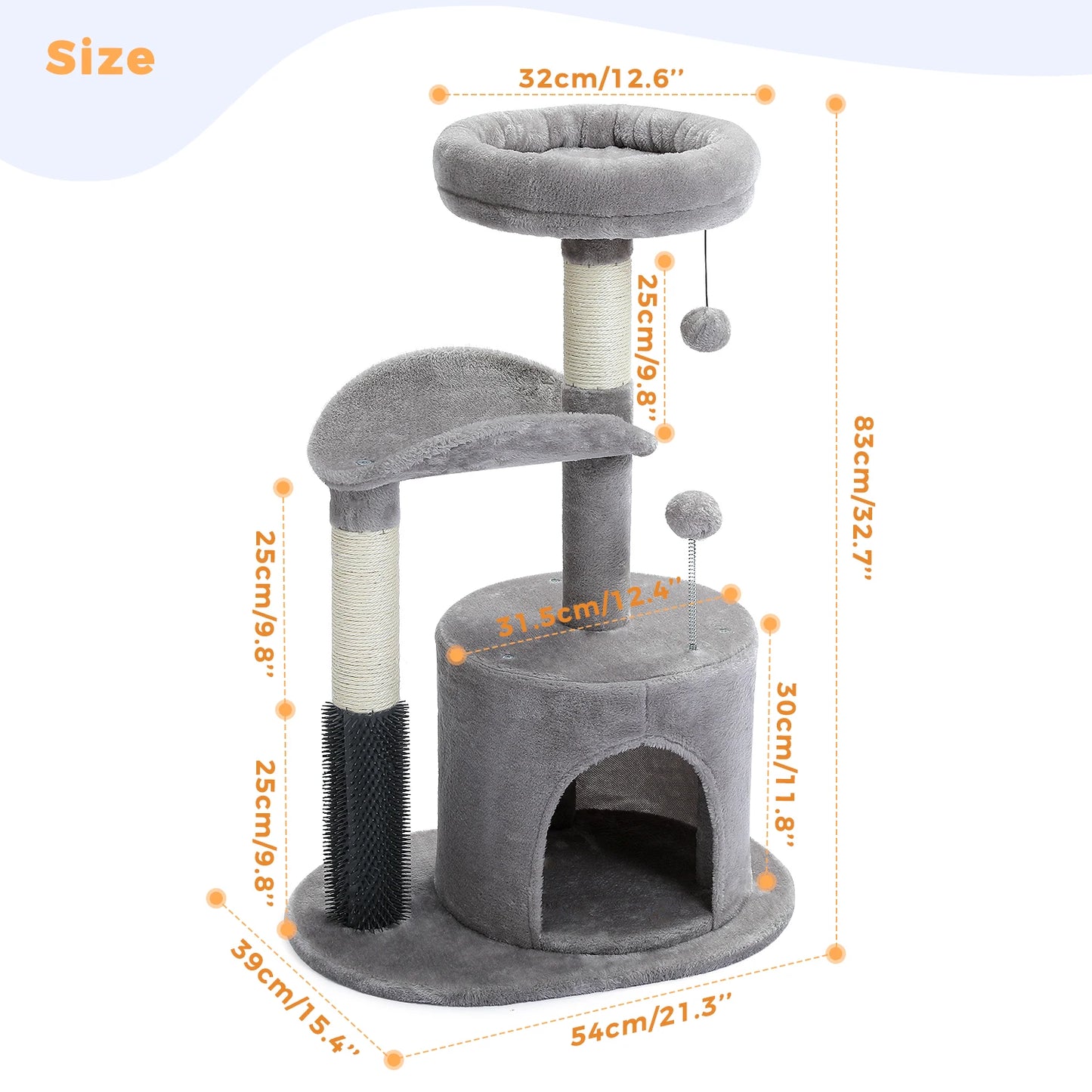 Pet Cat Tree House Condo