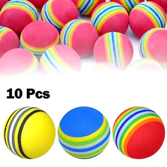 10pcs Golf Swing Training Foam Balls