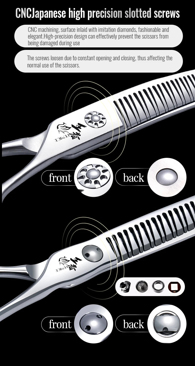 Fenice 7.0 Inch VG10 Steel 3D Gradient Traceless Teeth