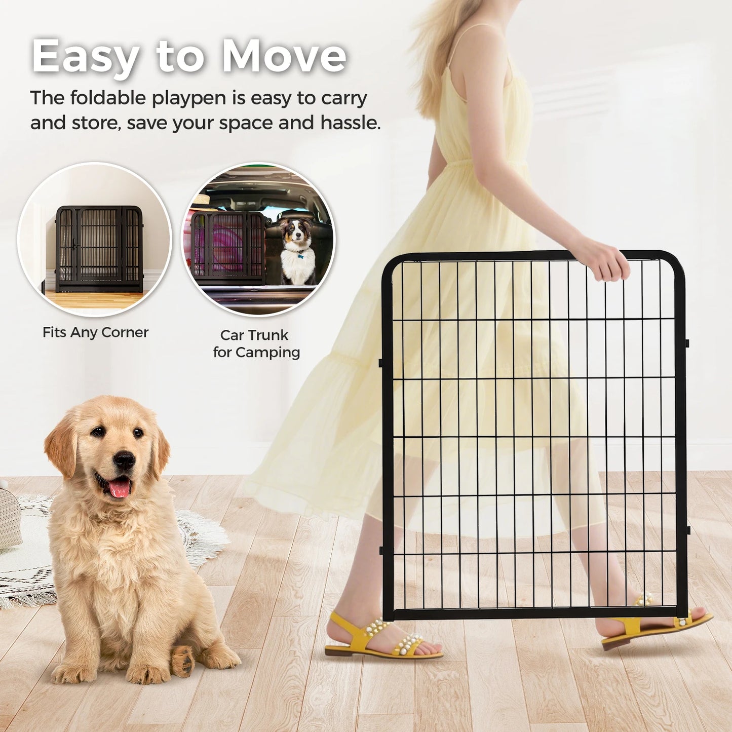Dog Playpen with Door