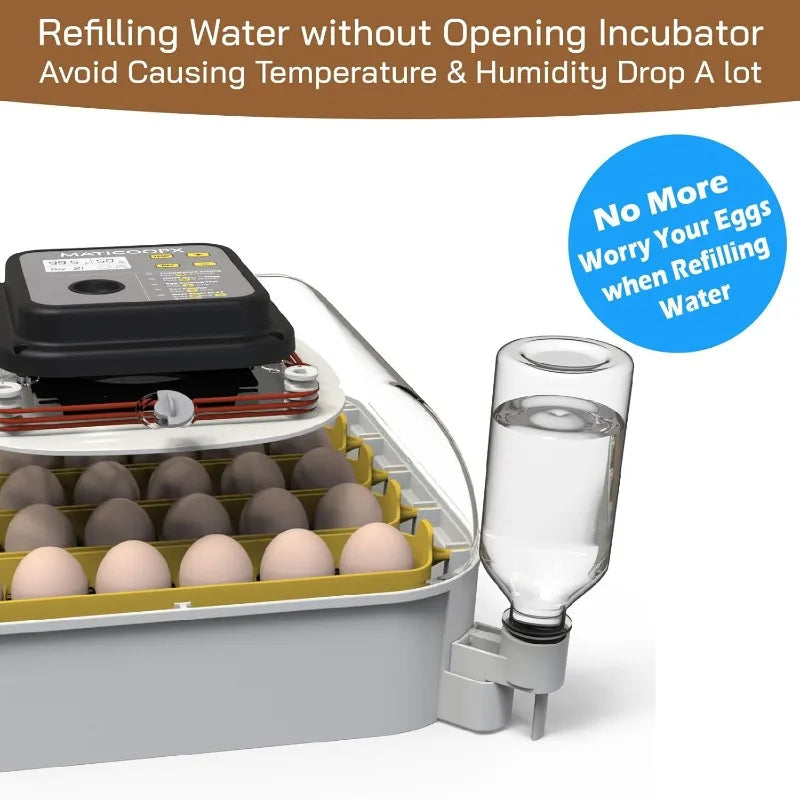 30 Egg Incubator with Humidity Display